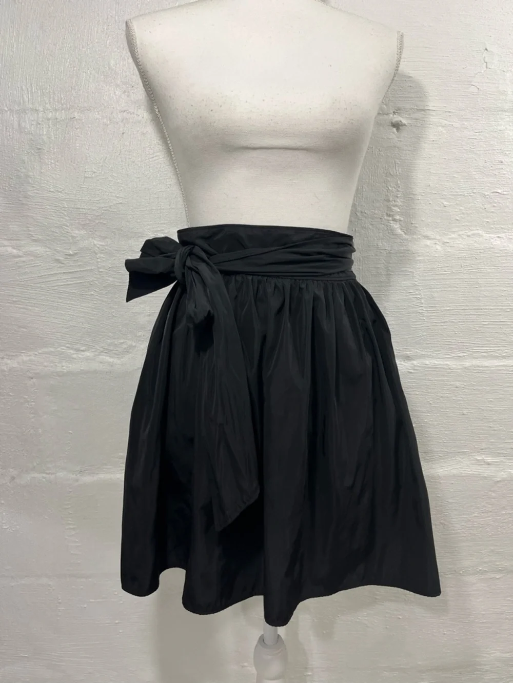EXPRESS TAFFETA BOW A LINE SKIRT